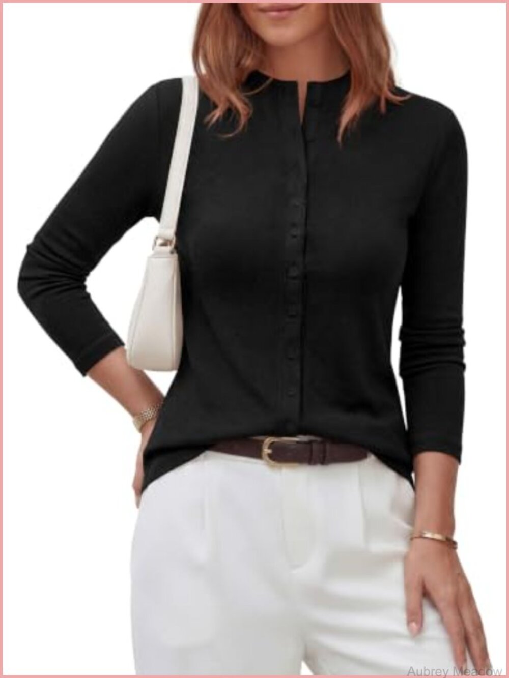 PRETTYGARDEN Womens Lightweight Ribbed Knit Button Down Cardigan Sweater